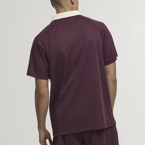 Karl Kani Ανδρική μπλούζα polo Heritage Emblem Shadow Pinstripe Soccer Jersey